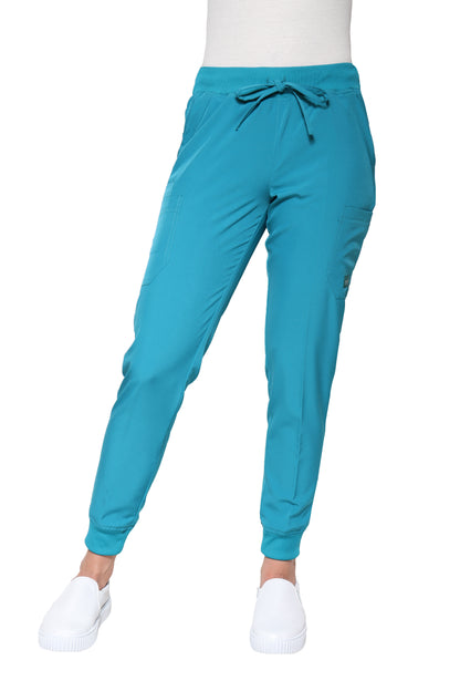 Conjunto SET Filipina y Pantalón JOGGER EV-24 KITTY REPELENTE A FLUIDOS-Color VERDE Dama-Ana Isabel Uniformes