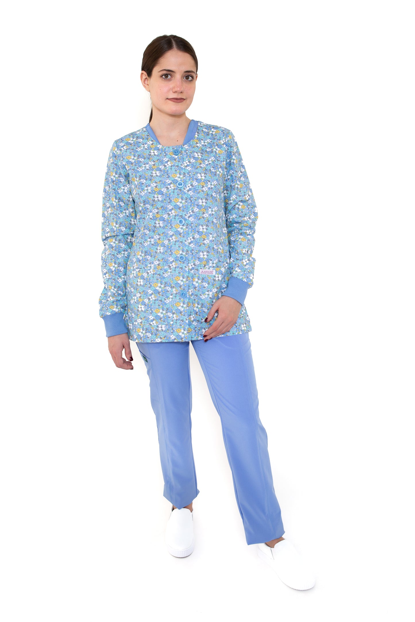 WARM UP Chamarra Médica - Salida de Hospital - para Dama - KA-38 KAREN MEDICAL FASHION