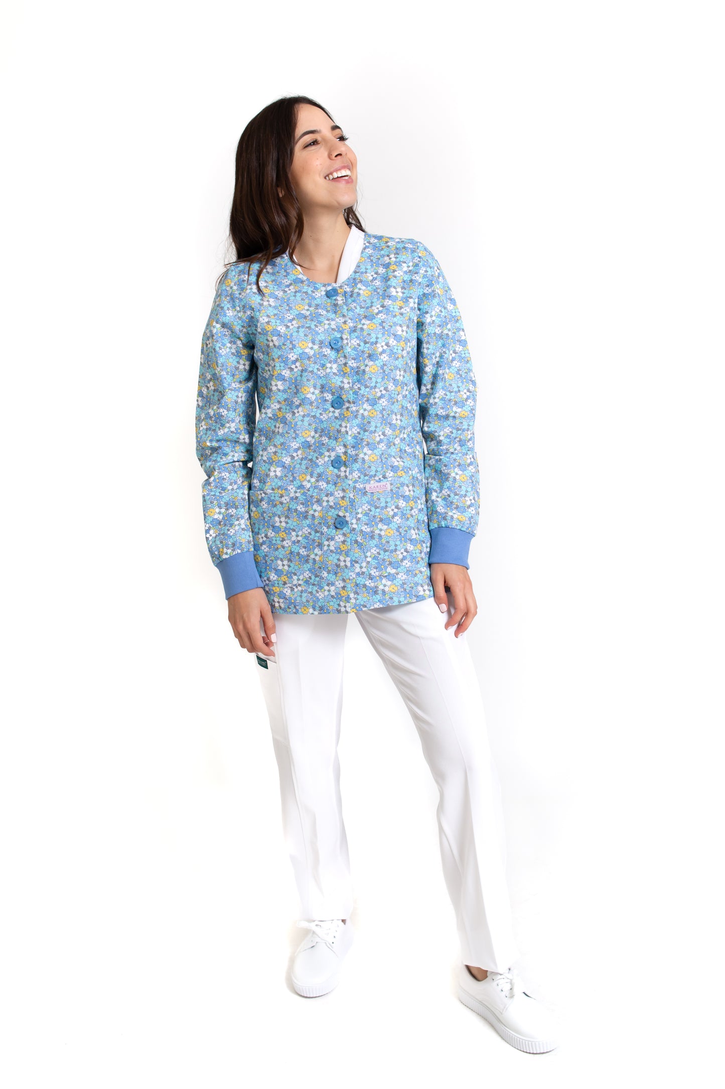 WARM UP Chamarra Médica - Salida de Hospital - para Dama - KA-38 KAREN MEDICAL FASHION