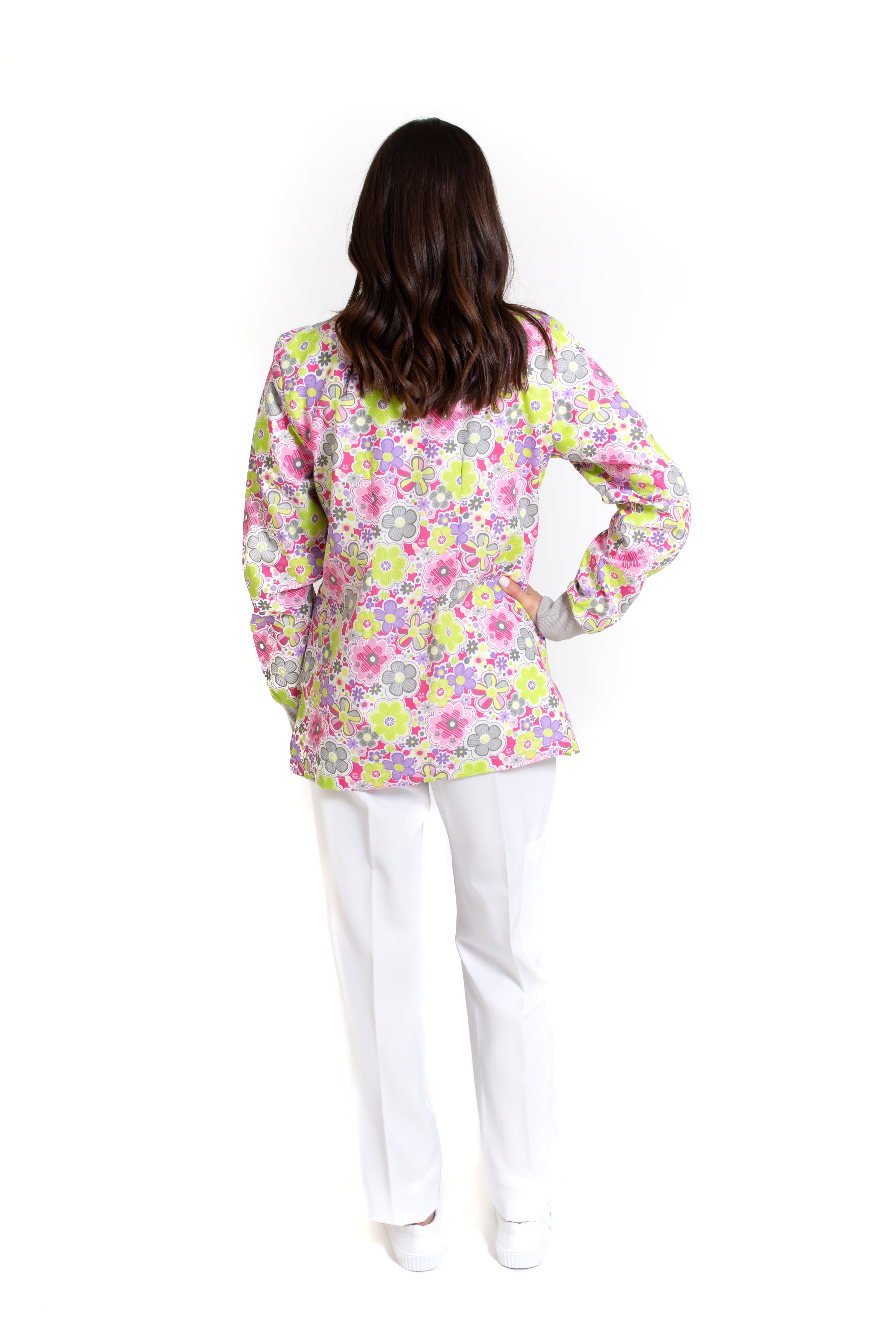 WARM UP Chamarra Médica - Salida de Hospital - para Dama - KA-38 KAREN MEDICAL FASHION