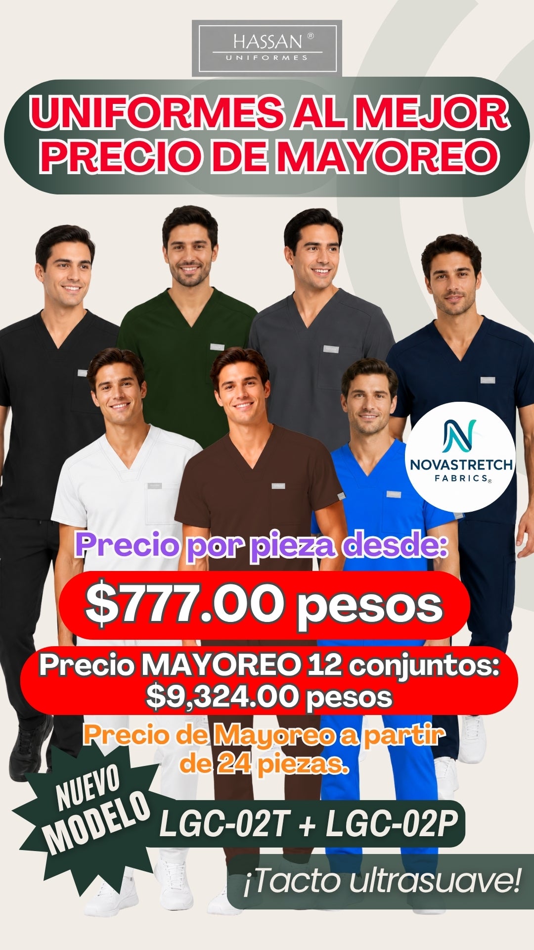 PAQUETE MAYOREO 12 CONJUNTOS DE CABALLERO