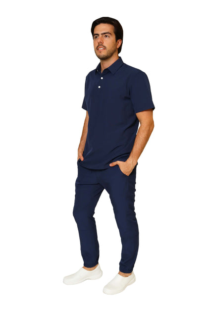 CONJUNTO PH-01 HOMBRE - PLAYERA TIPO POLO con PANTALÓN JOGGER
