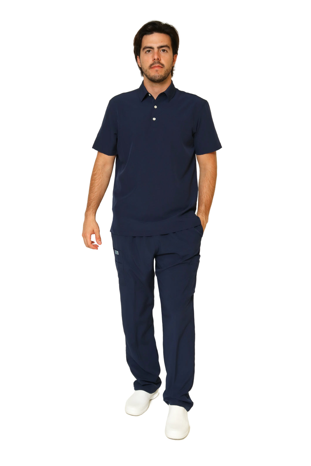 CONJUNTO PH-01 HOMBRE PLAYERA TIPO POLO- STRETCH REPELENTE