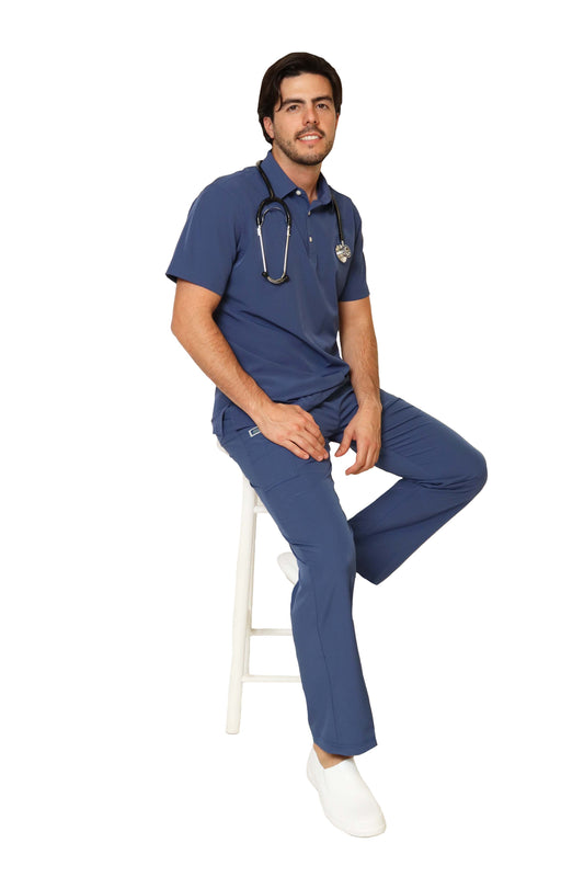 CONJUNTO PH-01 HOMBRE PLAYERA TIPO POLO- STRETCH REPELENTE