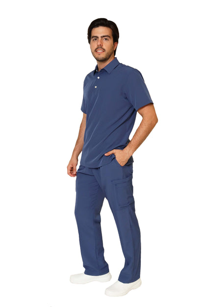 CONJUNTO PH-01 HOMBRE PLAYERA TIPO POLO- STRETCH REPELENTE