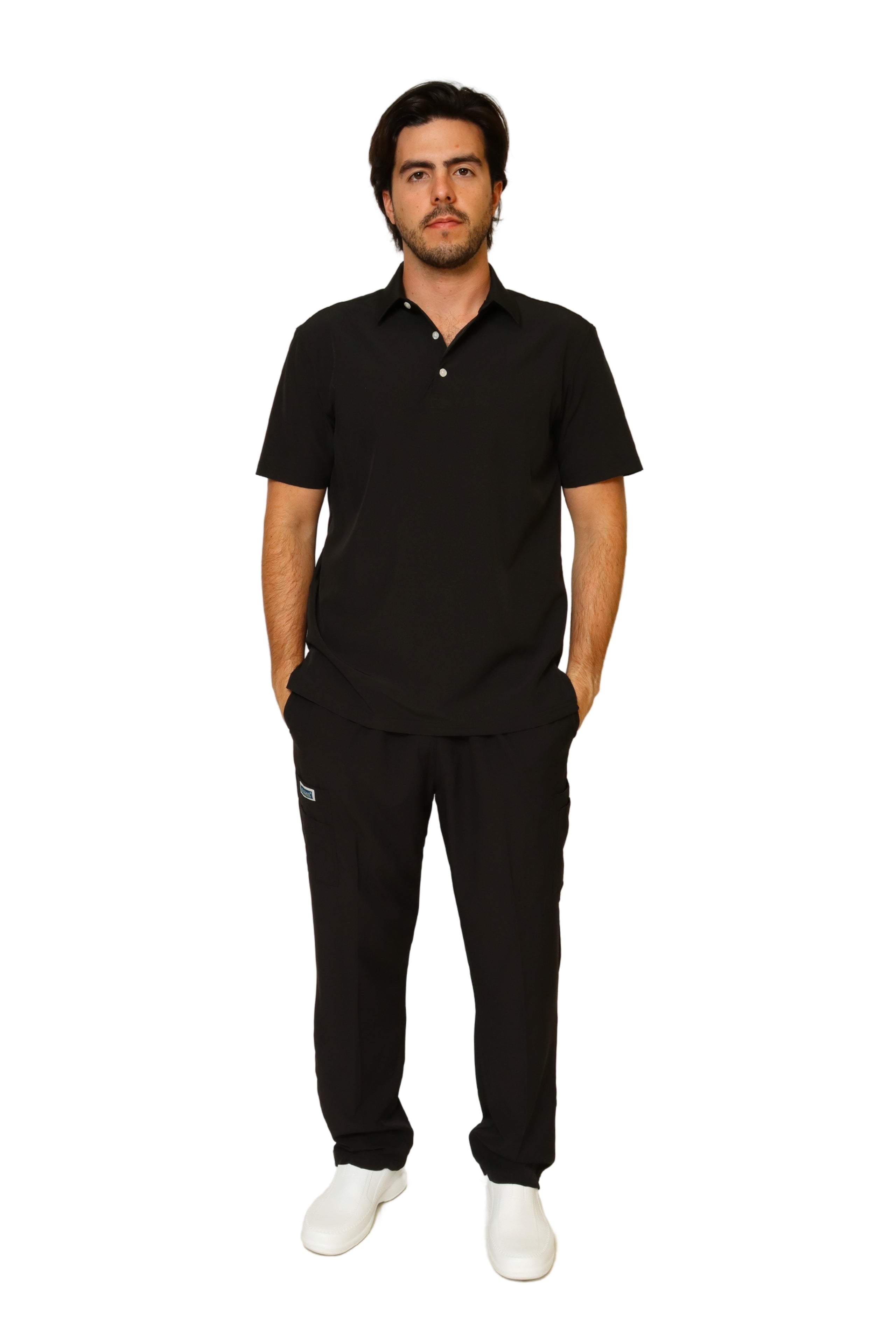 CONJUNTO PH-01 HOMBRE PLAYERA TIPO POLO- STRETCH REPELENTE