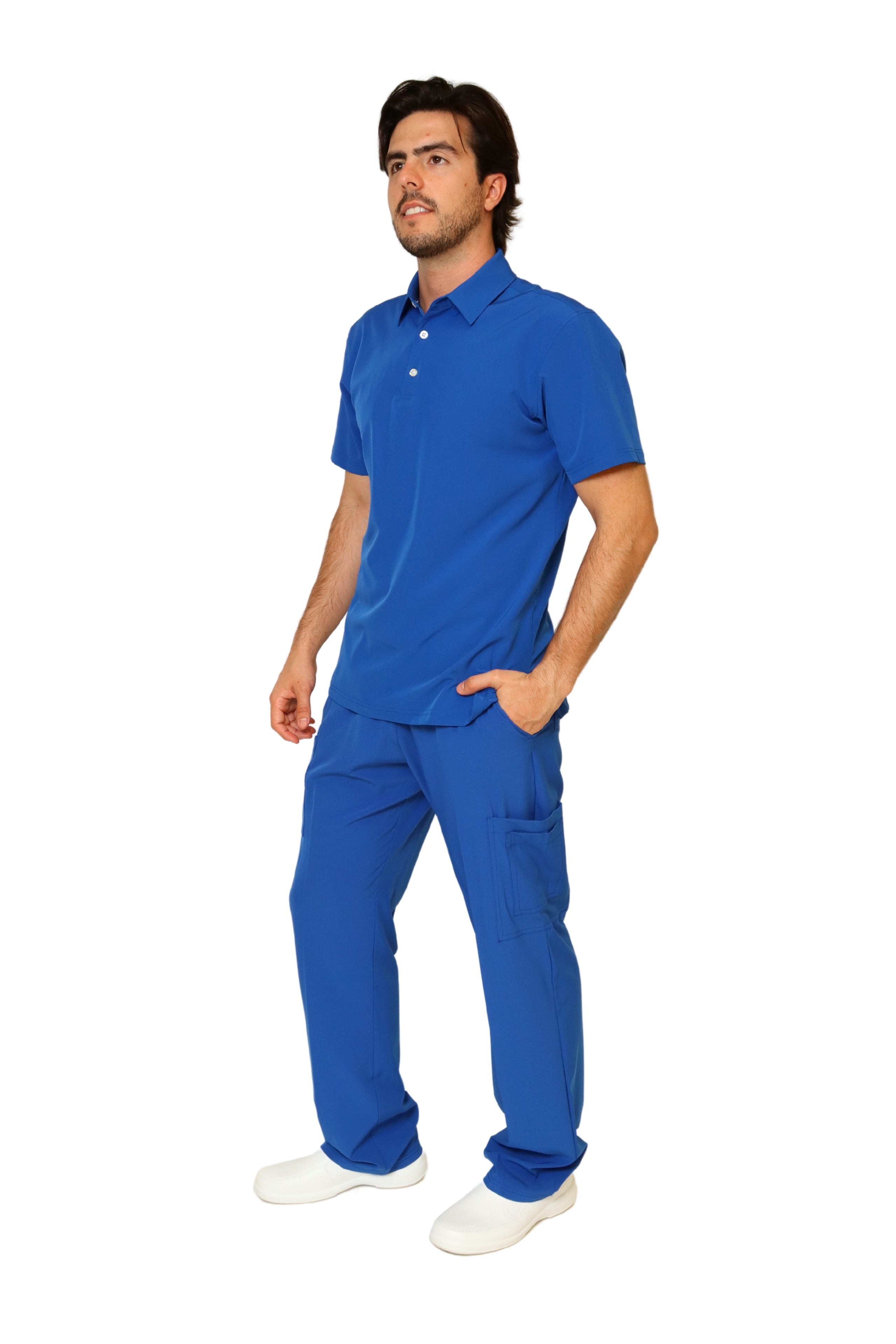 CONJUNTO PH-01 HOMBRE PLAYERA TIPO POLO- STRETCH REPELENTE