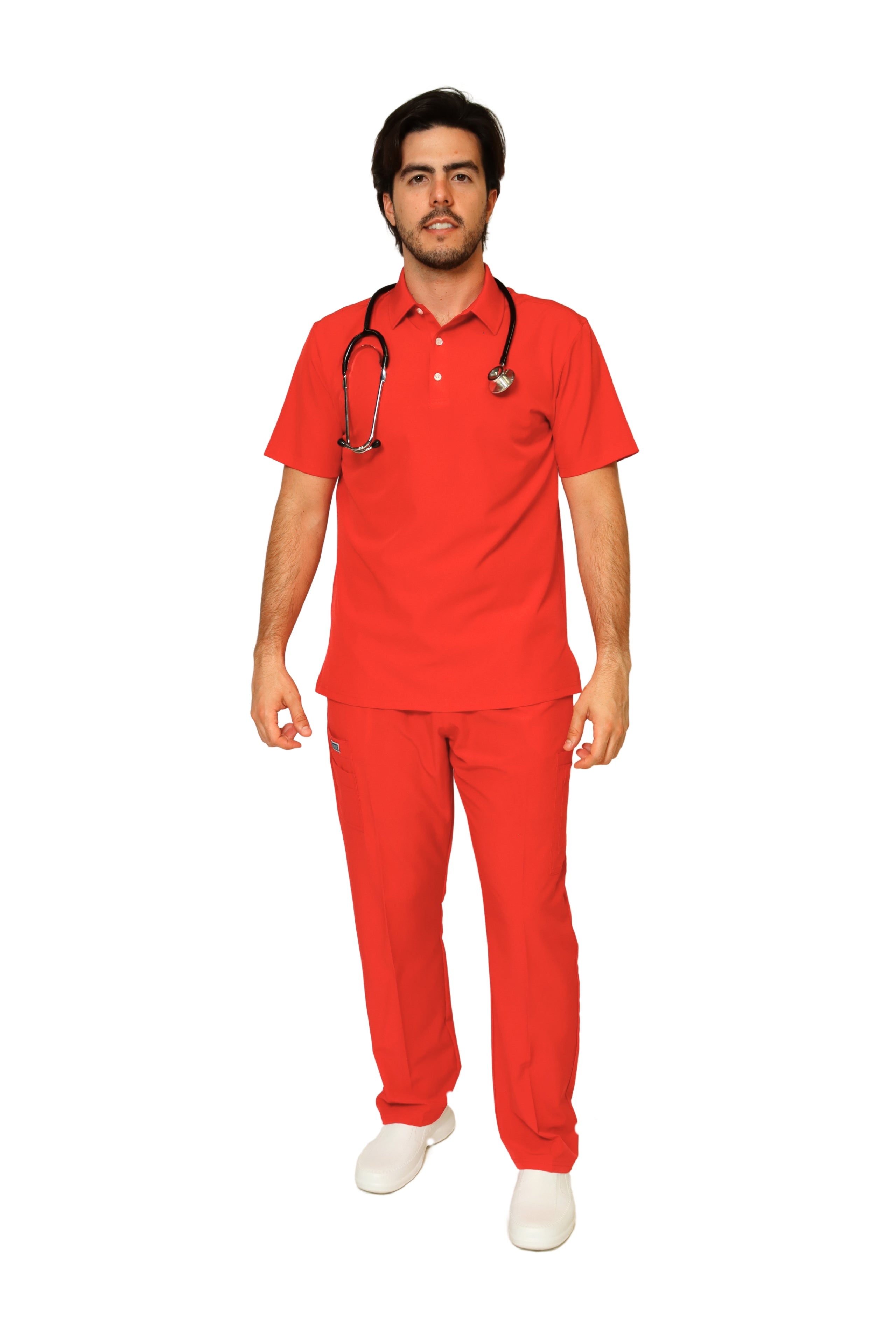 CONJUNTO PH-01 HOMBRE PLAYERA TIPO POLO- STRETCH REPELENTE