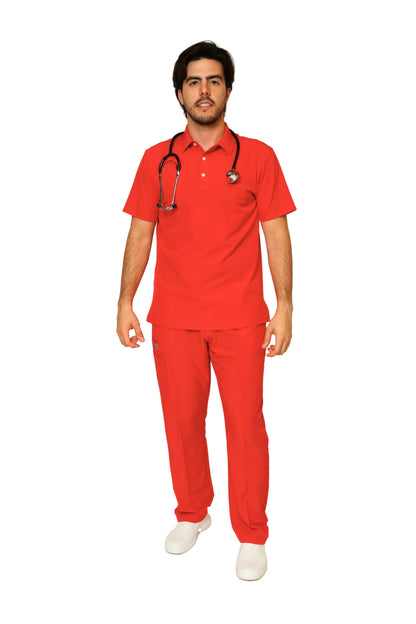 CONJUNTO PH-01 HOMBRE PLAYERA TIPO POLO- STRETCH REPELENTE
