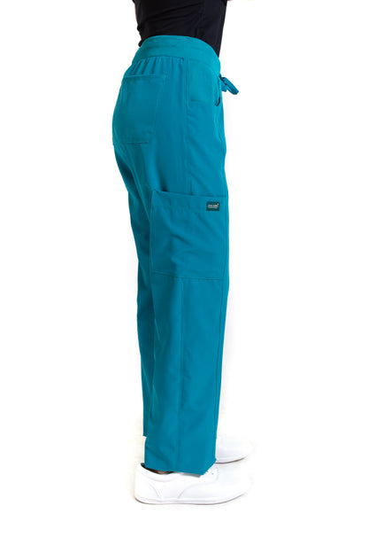 Conjunto SET Filipina y Pantalón EV-24 KITTY REPELENTE A FLUIDOS-Color VERDE Dama-Ana Isabel Uniformes