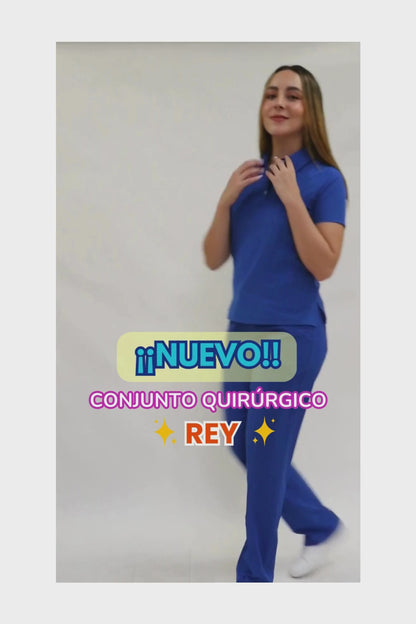 CONJUNTO PD-01 DAMA PLAYERA TIPO POLO- STRETCH REPELENTE