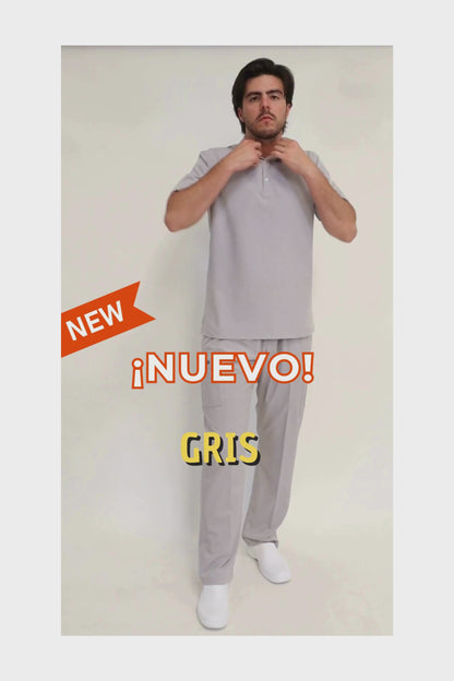 CONJUNTO PH-01 HOMBRE PLAYERA TIPO POLO- STRETCH REPELENTE