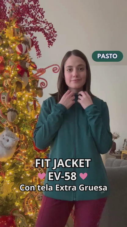 KIT Estudiantes - Chamarra Fit Jacket Extra Gruesa y Conjunto Quirúrgico con Pant JOGGER Doble Stretch Repelente a fluidos para Dama