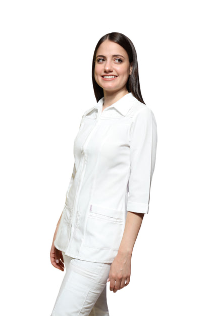 Filipina Top  AI-154 ALFORZAS II DAMA - Color BLANCO