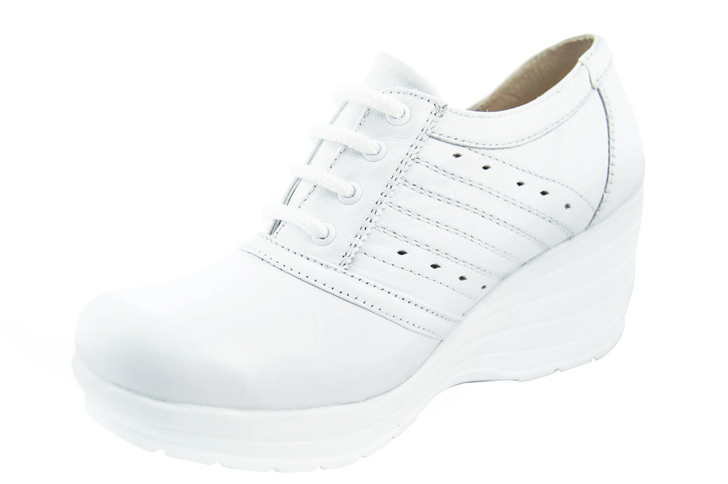 Calzado AI-6104-Zapato de Dama-Color Blanco-Ana Isabel Uniformes