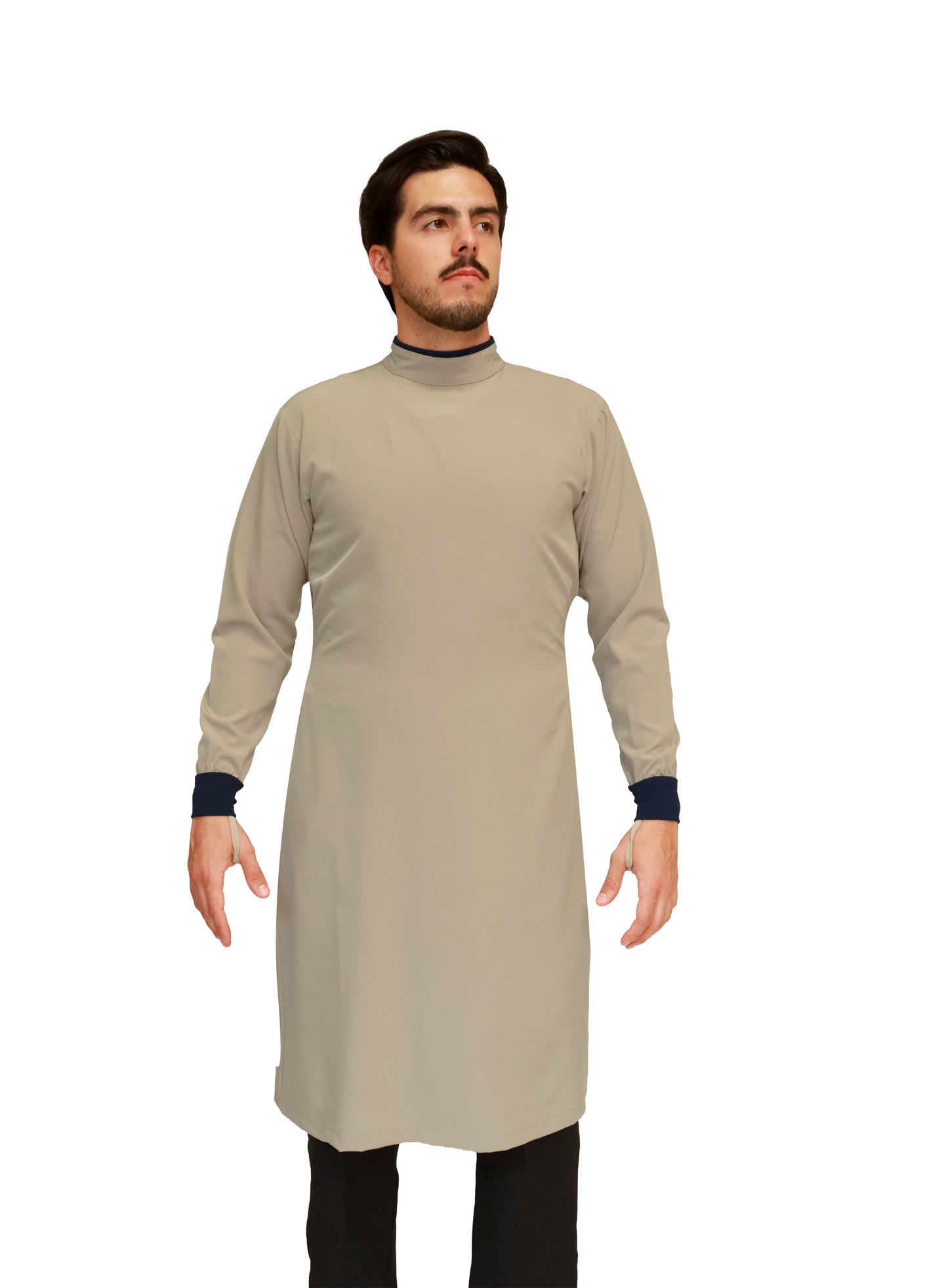 Bata Médica Quirúrgica COAT LINE de HOMBRE - DOBLE STRETCH con REPELENTE A FLUIDOS para HOMBRE - EA-08-COATLINE HOMBRE