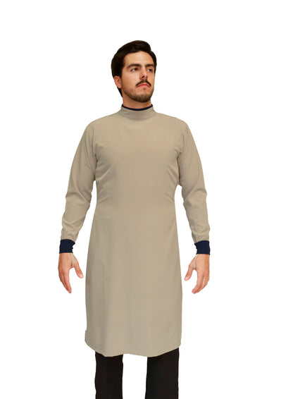 Bata Médica Quirúrgica COAT LINE de HOMBRE - DOBLE STRETCH con REPELENTE A FLUIDOS para HOMBRE - EA-08-COATLINE HOMBRE