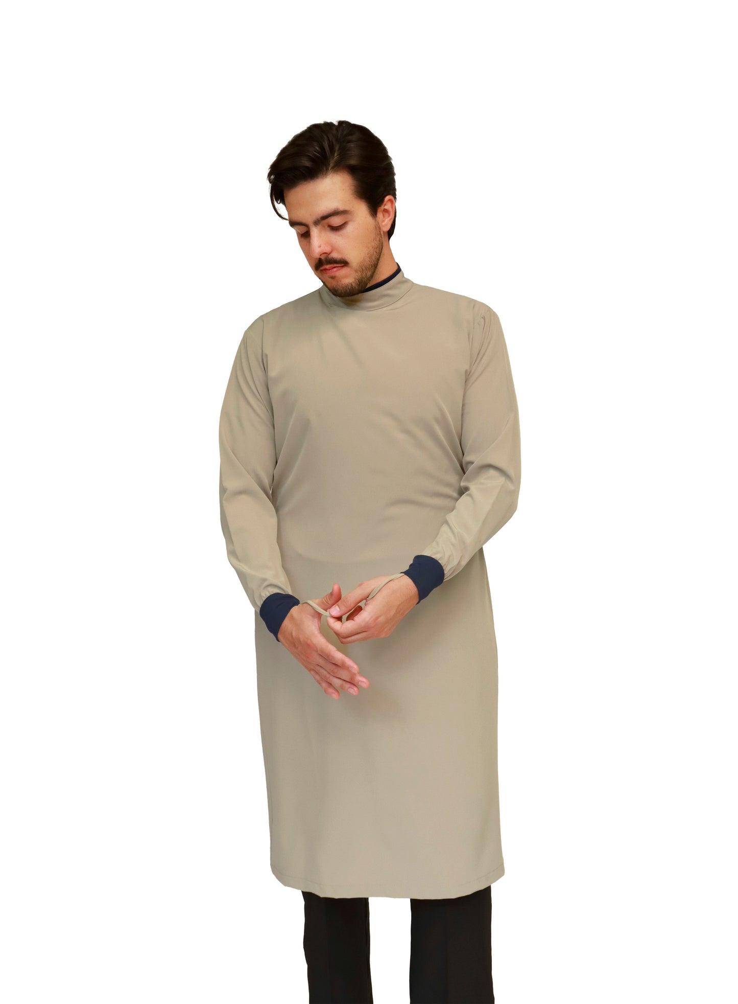 Bata Médica Quirúrgica COAT LINE de HOMBRE - DOBLE STRETCH con REPELENTE A FLUIDOS para HOMBRE - EA-08-COATLINE HOMBRE