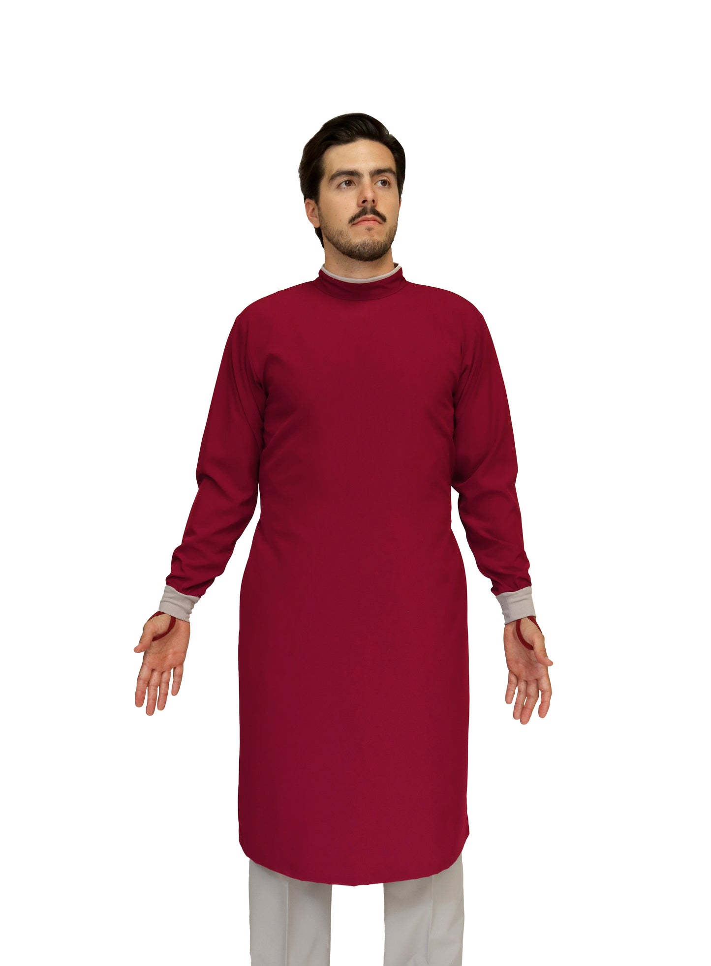 Bata Médica Quirúrgica COAT LINE de HOMBRE - DOBLE STRETCH con REPELENTE A FLUIDOS para HOMBRE - EA-08-COATLINE HOMBRE