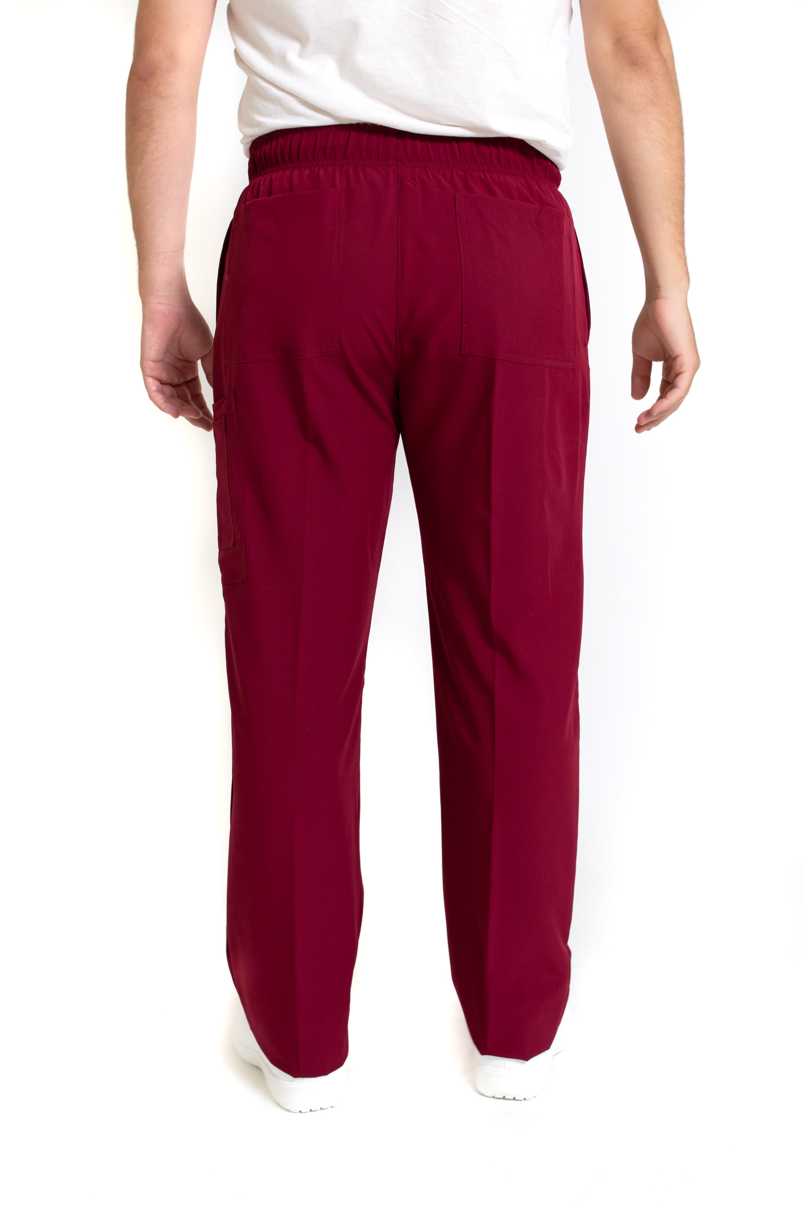 Pantalón Pant EA-02P REPELENTE A FLUIDOS-Color VINO HOMBRE-HASSAN Uniformes