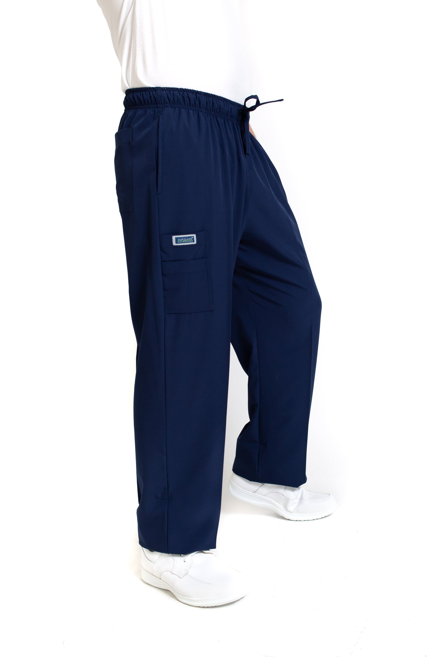Conjunto SET Filipina y Pantalón EA-02 REPELENTE A FLUIDOS-Color ESTAMPADO DINOSAURIOS con PANT MARINO HOMBRE-HASSAN Uniformes