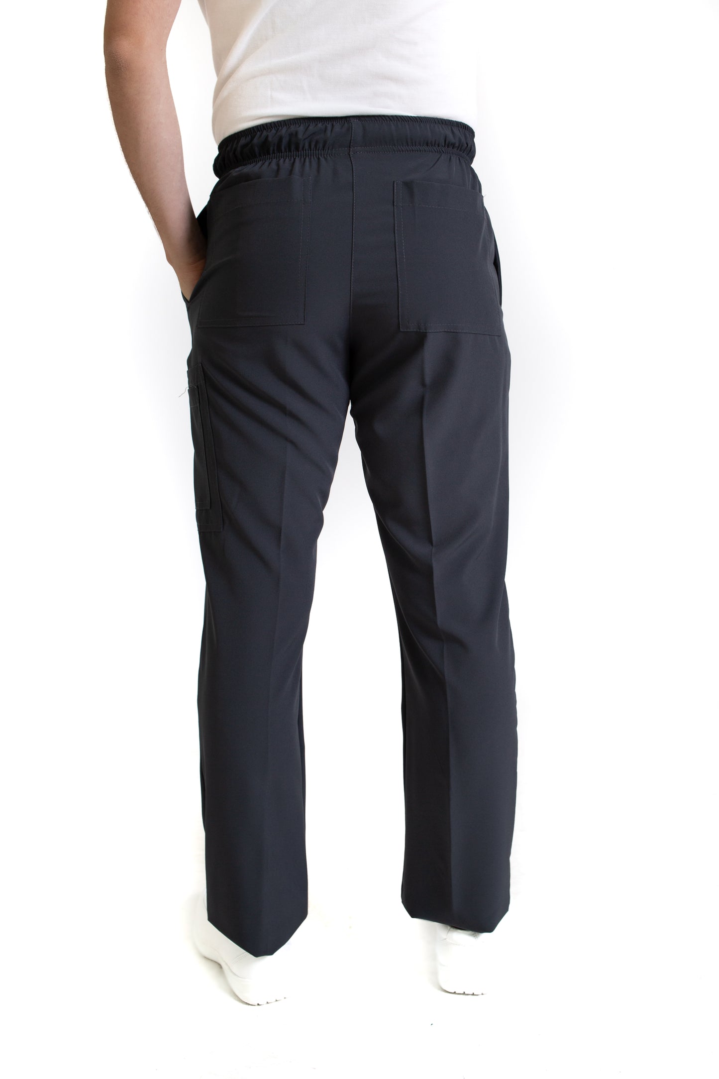 Conjunto SET Filipina MANGA LARGA y Pantalón EA-03 REPELENTE A FLUIDOS-Color PEWTER HOMBRE-HASSAN Uniformes