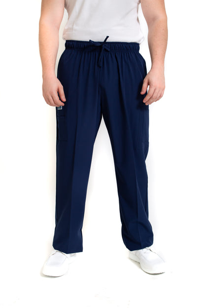 Conjunto SET Filipina y Pantalón EA-04 REPELENTE A FLUIDOS-Color MARINO HOMBRE-HASSAN Uniformes