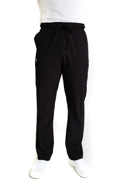 Conjunto SET Filipina MANGA LARGA y Pantalón EA-03 REPELENTE A FLUIDOS-Color NEGRO HOMBRE-HASSAN Uniformes