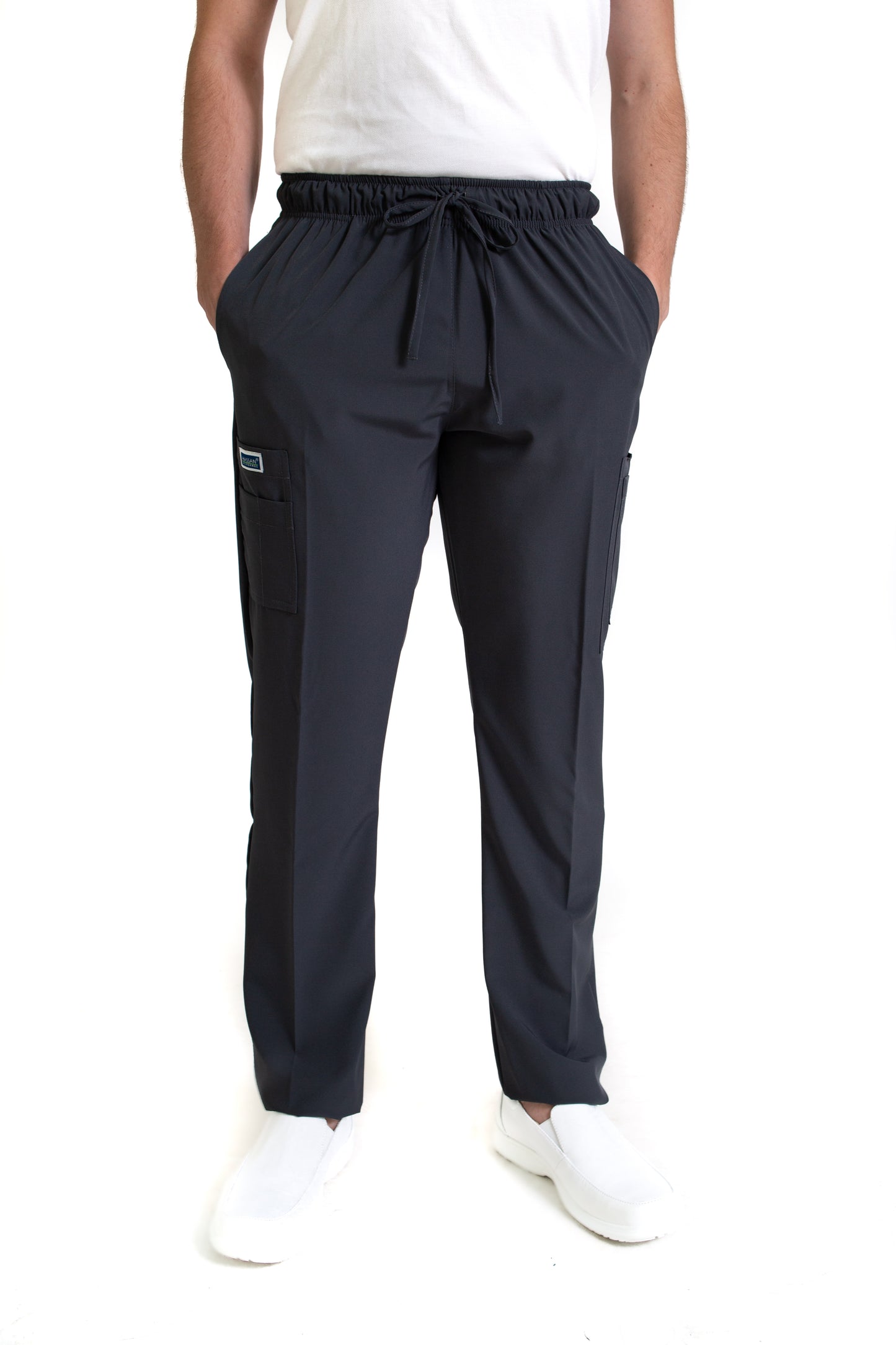 Conjunto SET Filipina y Pantalón EA-02 REPELENTE A FLUIDOS-Color ESTAMPADO DINOSAURIOS con PANT PEWTER HOMBRE-HASSAN Uniformes