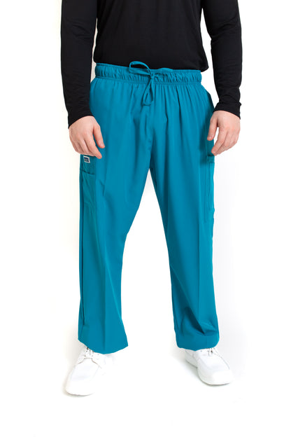 Conjunto SET Filipina y Pantalón EA-02 REPELENTE A FLUIDOS-Color VERDE HOMBRE-HASSAN Uniformes