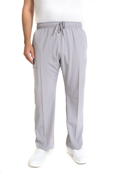 Conjunto SET Filipina y Pantalón EA-02 REPELENTE A FLUIDOS-Color GRIS HOMBRE-HASSAN Uniformes