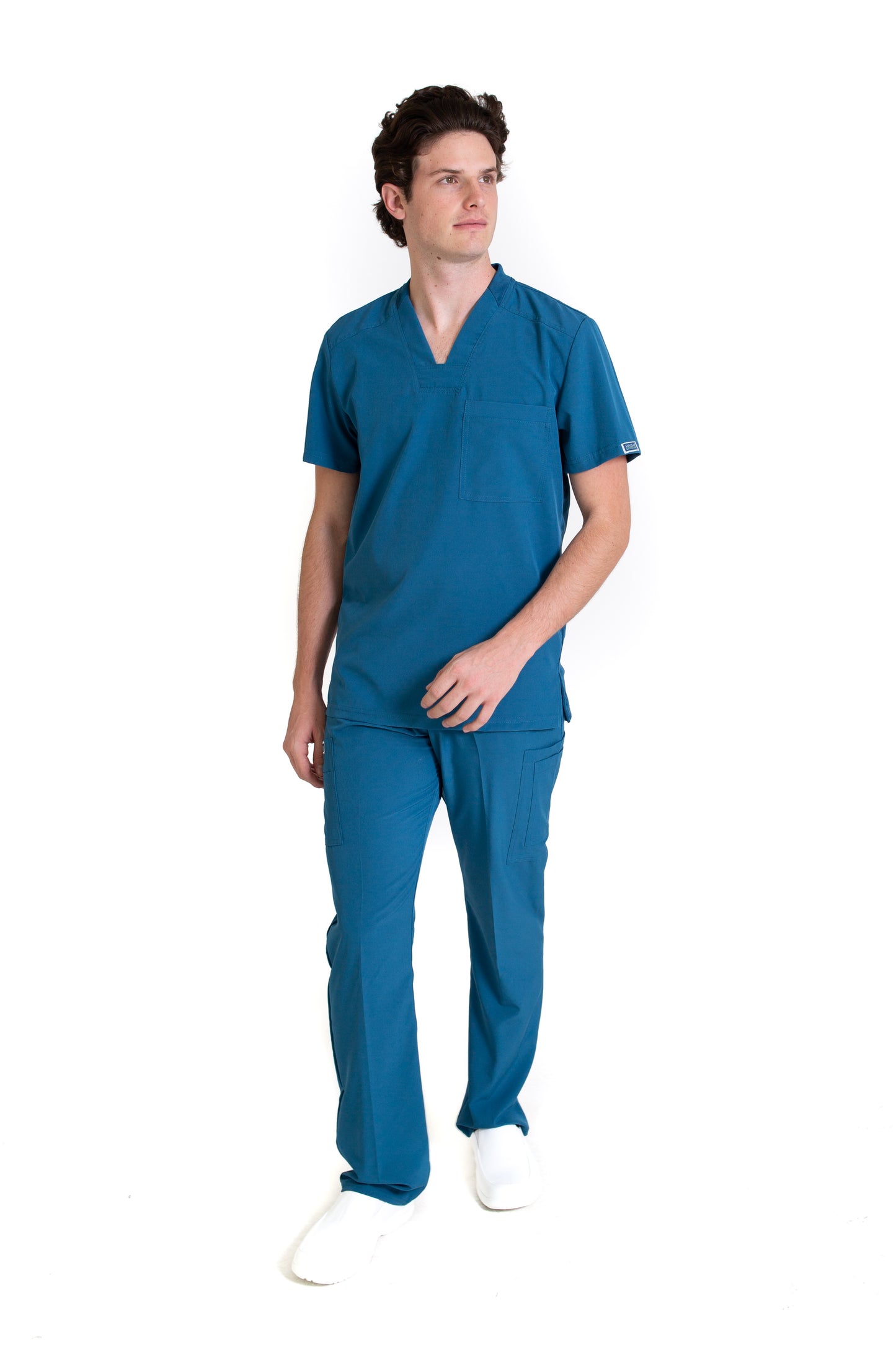 Conjunto SET Filipina y Pantalón EA-02 REPELENTE A FLUIDOS-Color CARIBE HOMBRE-HASSAN Uniformes