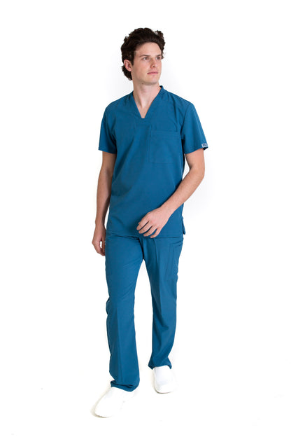 Conjunto SET Filipina y Pantalón EA-02 REPELENTE A FLUIDOS-Color CARIBE HOMBRE-HASSAN Uniformes