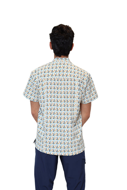 Filipina EA-02 REPELENTE A FLUIDOS-Color ESTAMPADO DINOSAURIOS HOMBRE-HASSAN Uniformes