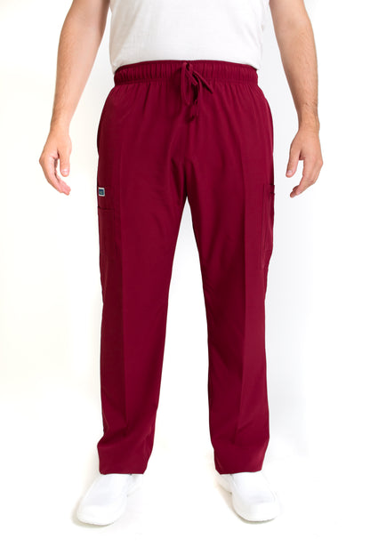 Conjunto SET Filipina y Pantalón EA-02 REPELENTE A FLUIDOS-Color VINO HOMBRE-HASSAN Uniformes