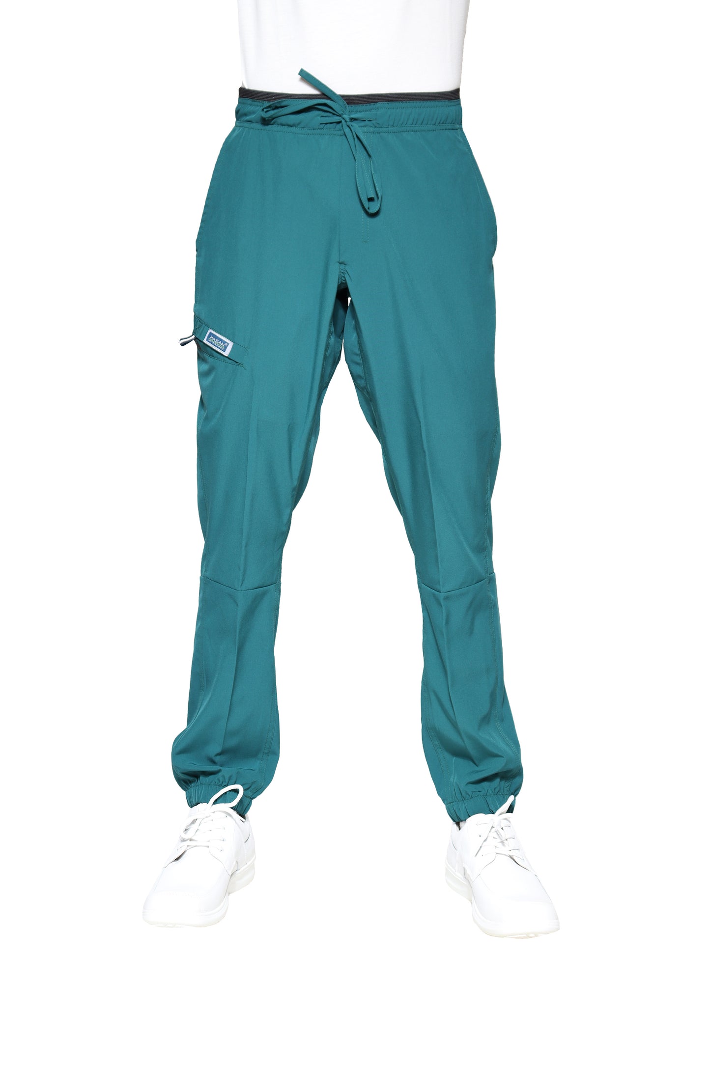 Conjunto SET Filipina y Pantalón JOGGER EA-04 REPELENTE A FLUIDOS-Color PASTO HOMBRE-HASSAN Uniformes