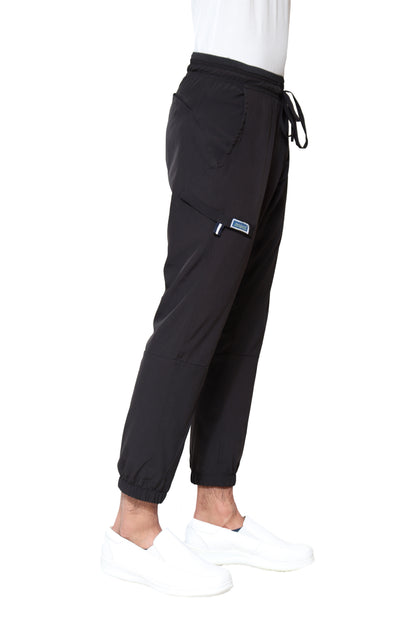 Pantalón Pant JOGGER EA-04P REPELENTE A FLUIDOS-Color NEGRO HOMBRE-HASSAN Uniformes