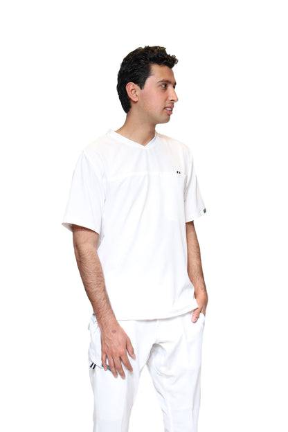 Filipina EA-04 REPELENTE A FLUIDOS-Color BLANCO HOMBRE-HASSAN Uniformes