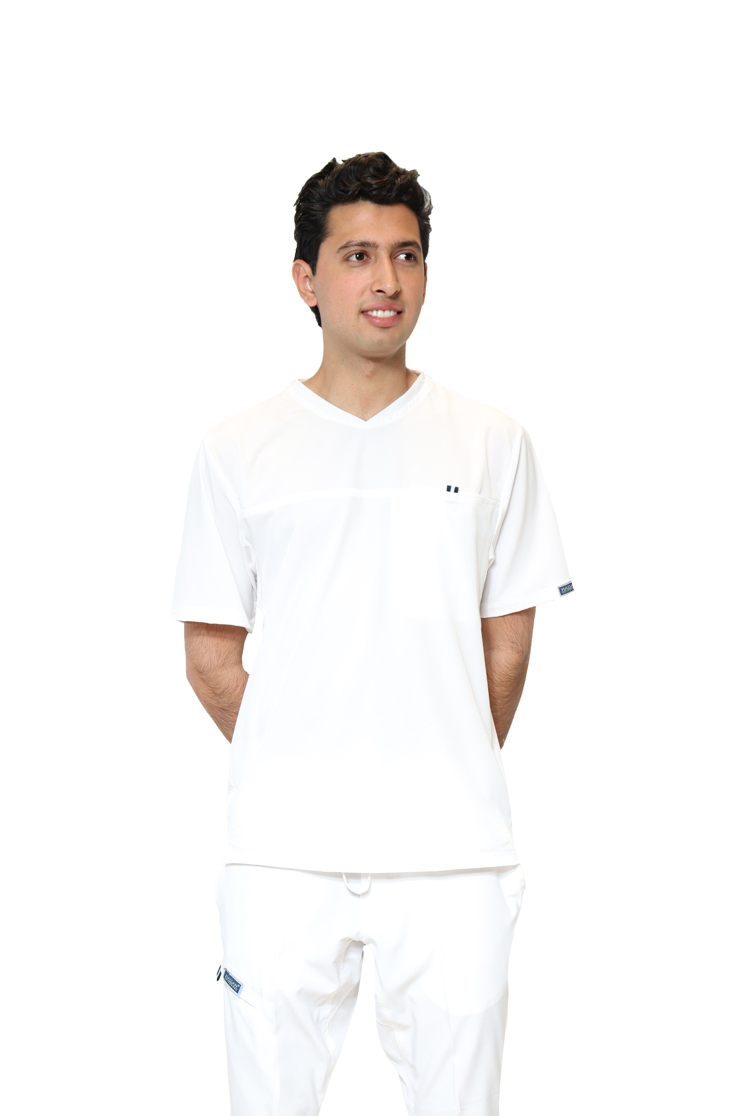 Filipina EA-04 REPELENTE A FLUIDOS-Color BLANCO HOMBRE-HASSAN Uniformes