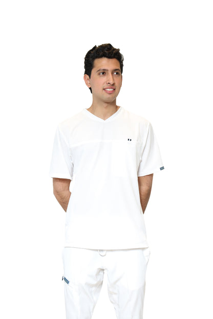 Filipina EA-04 REPELENTE A FLUIDOS-Color BLANCO HOMBRE-HASSAN Uniformes
