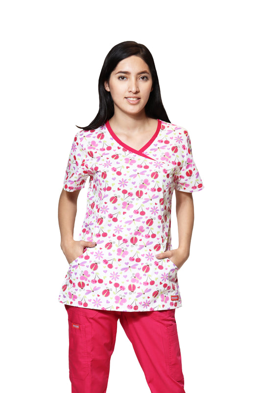 Conjunto SET Filipina y Pantalón ER-05 Titi -Color LINDA/FIUSHA- Dama- Ana Isabel Uniformes