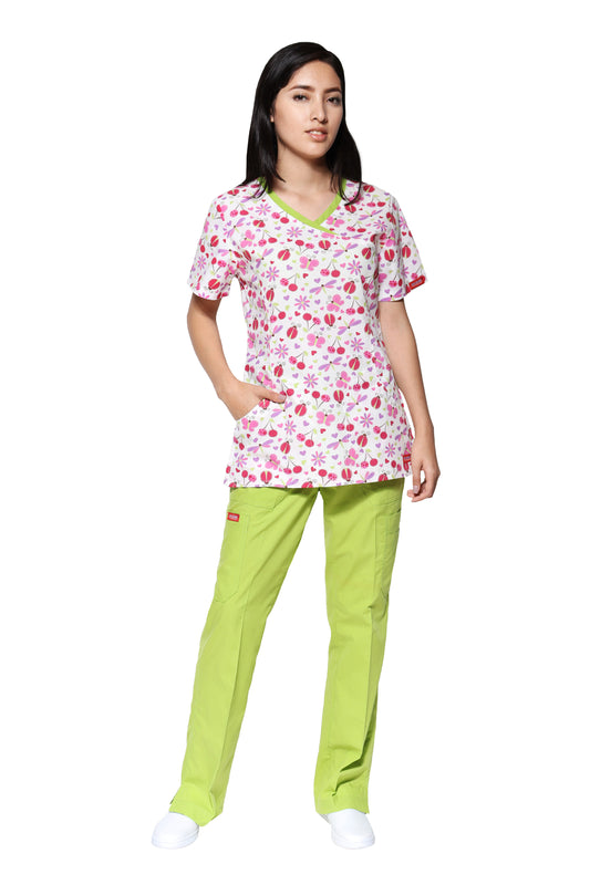 Conjunto SET Filipina y Pantalón ER-05 Titi -Color LINDA/MANZANA- Dama- Ana Isabel Uniformes