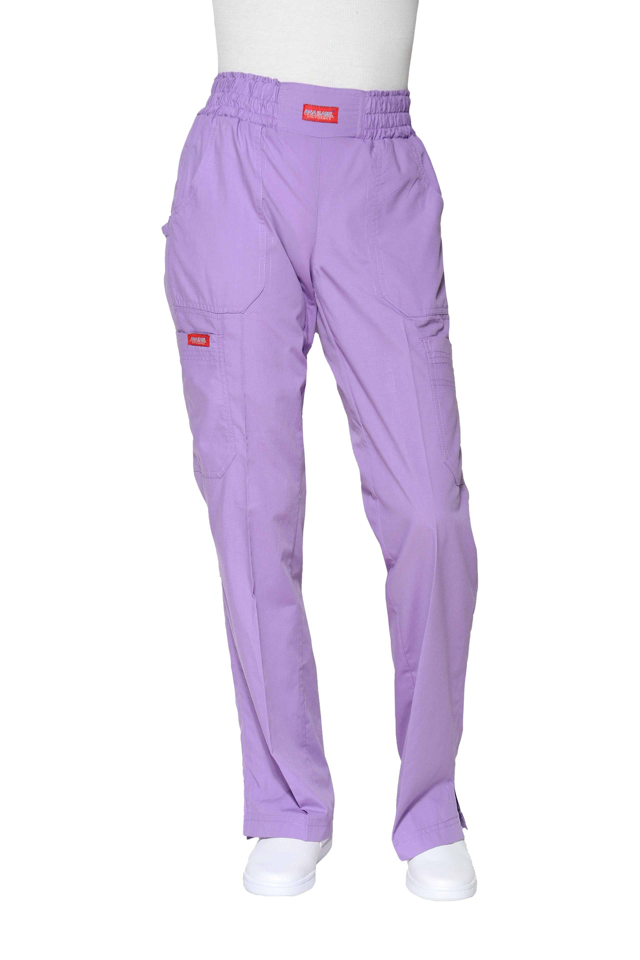 Conjunto SET Filipina y Pantalón ER-05 Titi -Color LILA- Dama- Ana Isabel Uniformes