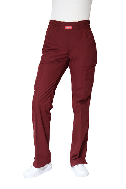 Conjunto SET Filipina y Pantalón ER-01 Kate -Color VINO - Dama- Ana Isabel Uniformes