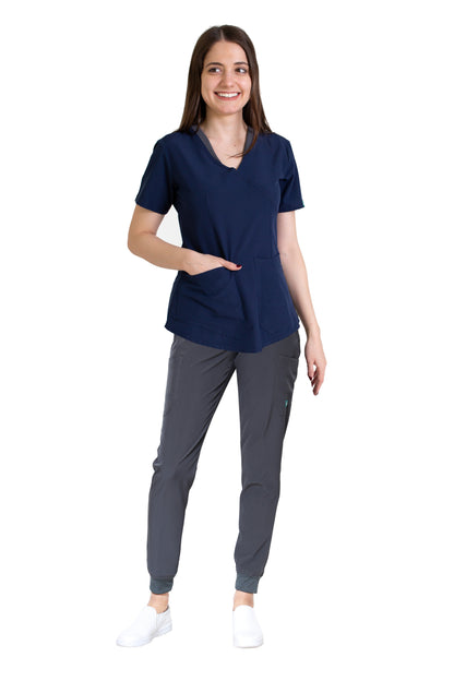 CONJUNTOS COLOR MARINO CON PANT JOGGER DAMA EV-01-02-03-04-16-18-20-30