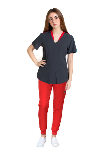 CONJUNTO EV-02 MUÑIN con PANTALÓN JOGGER DAMA TALLAS 3XG Y 4XG