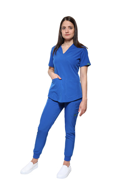 CONJUNTO EV-02 MUÑIN con PANTALÓN JOGGER DAMA TALLAS 3XG Y 4XG