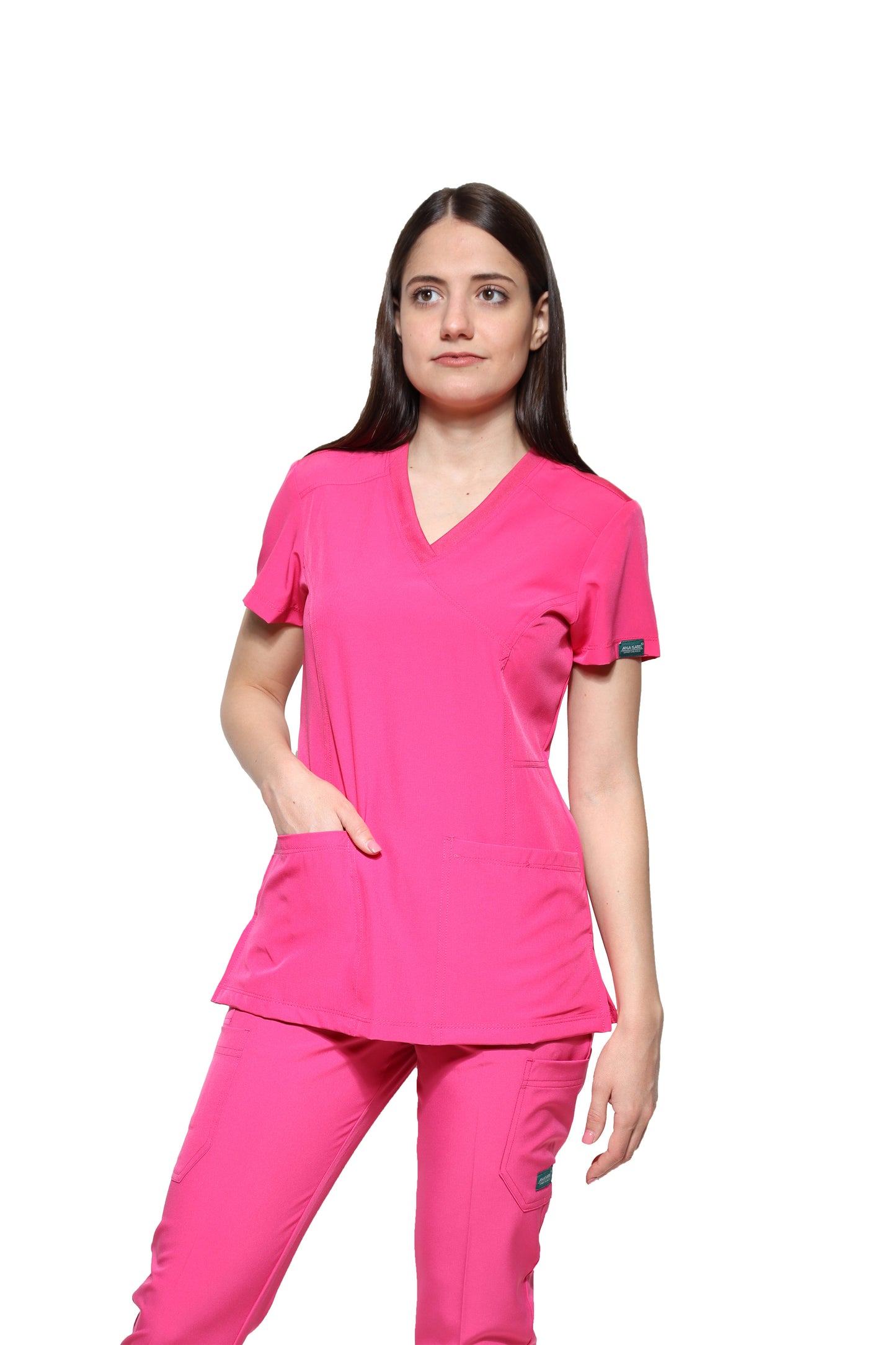 Conjunto SET Filipina y Pantalón JOGGER EV-04 Tatita REPELENTE A FLUIDOS-Color FANDANGO Dama-Ana Isabel Uniformes