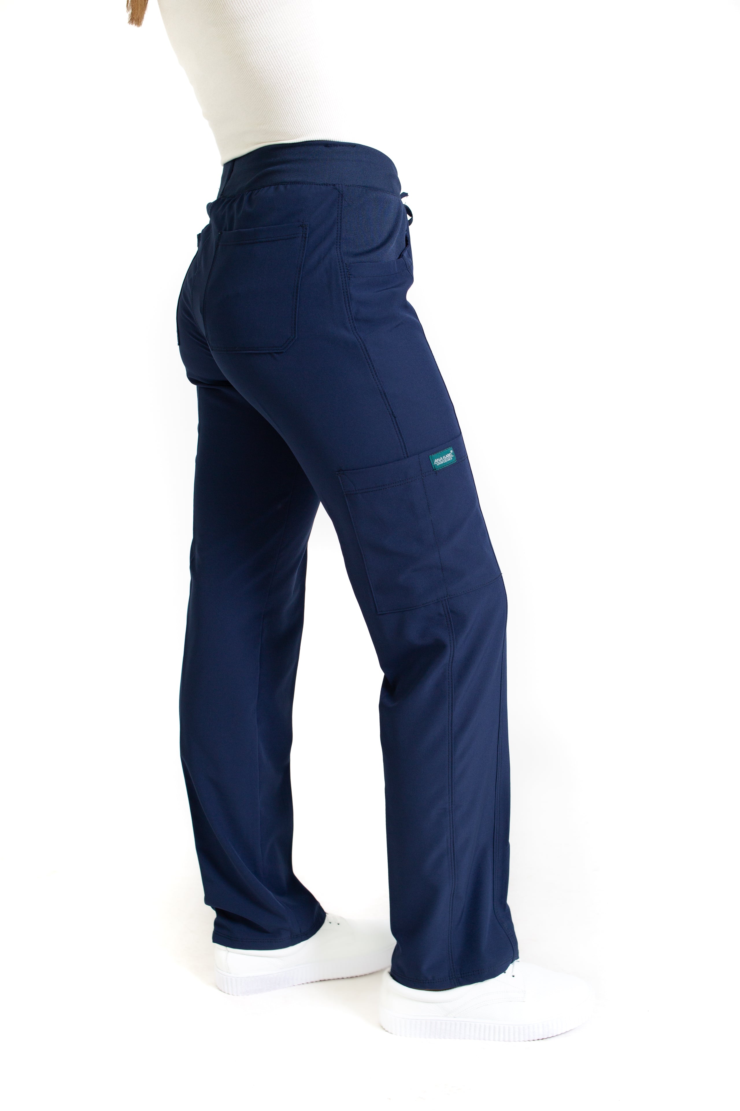 Conjunto SET Filipina y Pantalón EV-04 Tatita REPELENTE A FLUIDOS-Color PISTACHE/MARINO con PANT MARINO Dama-Ana Isabel Uniformes