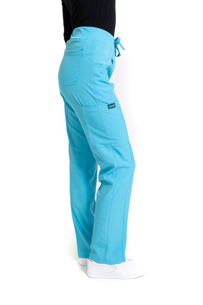 Conjunto SET Filipina y Pantalón EV-04 Tatita REPELENTE A FLUIDOS-Color Aqua Dama-Ana Isabel Uniformes
